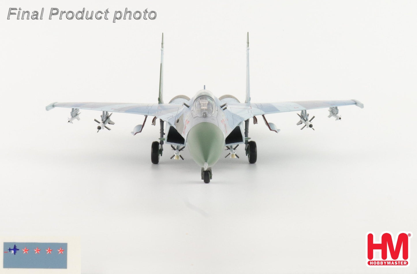 Hobby Master HA6001B 1:72 Su - 27 Flanker - B "Barents Sea" Red 36, 941sr IAP, Soviet Air Force, 1987 (w/extra empty pylons and decal to represent collision with P - 3)