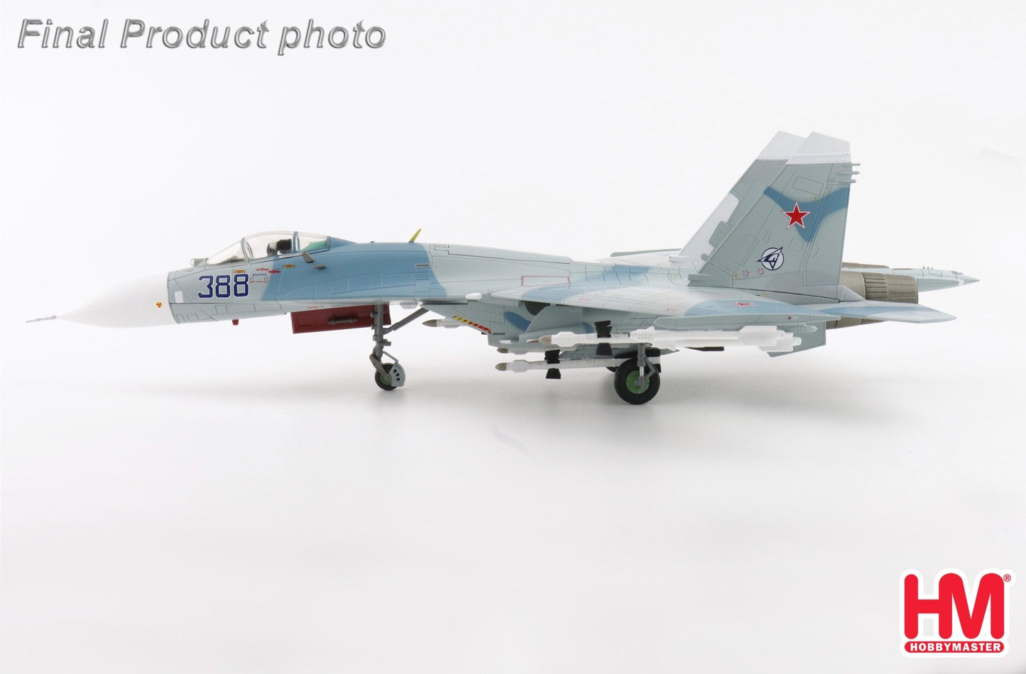 Hobby Master HA6003b 1:72 Su - 27 Flanker B B388, Paris le Bourget, 1989 (w/climbing ladder, no wing tip missiles)