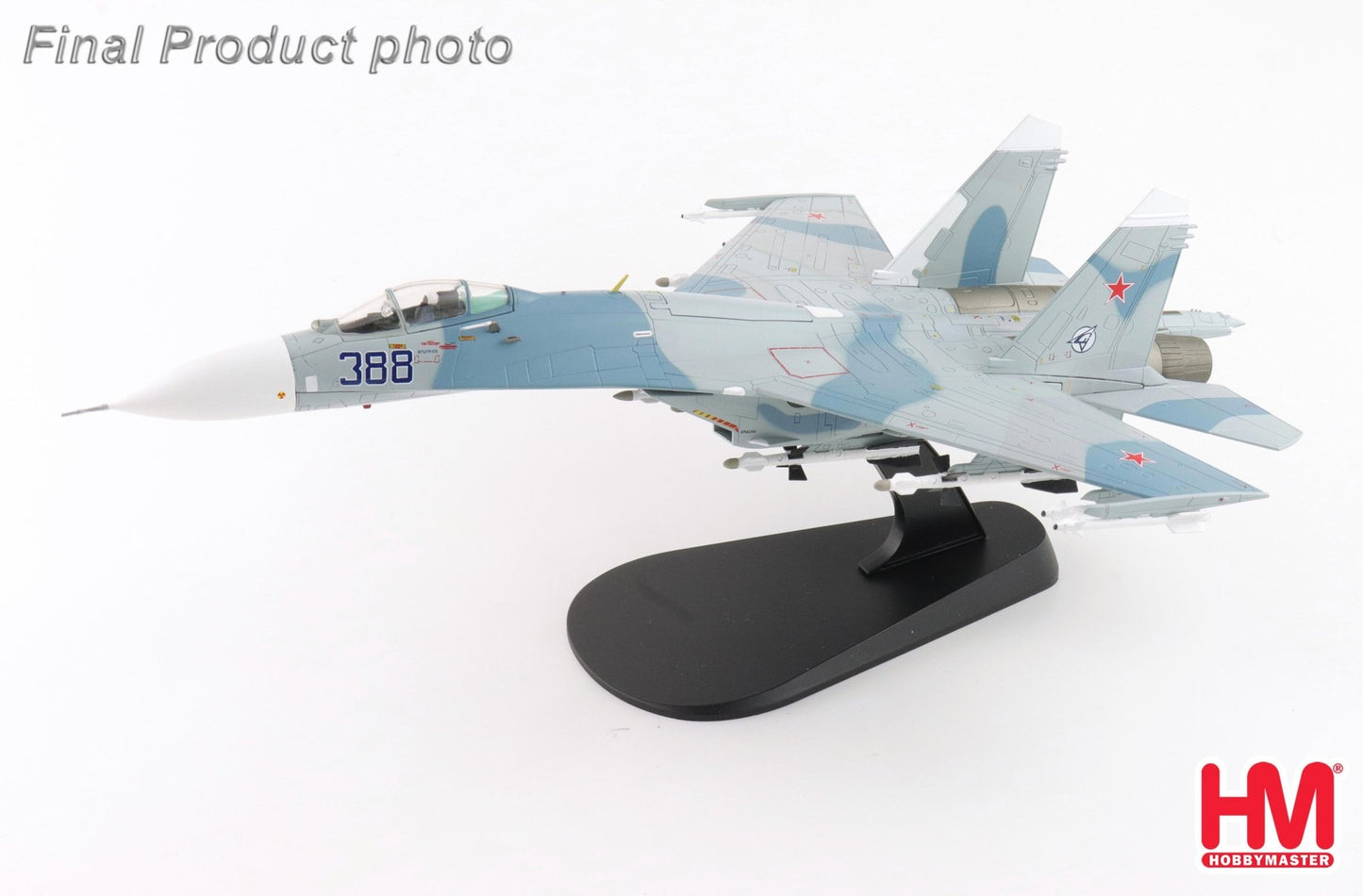 Hobby Master HA6003b 1:72 Su - 27 Flanker B B388, Paris le Bourget, 1989 (w/climbing ladder, no wing tip missiles)
