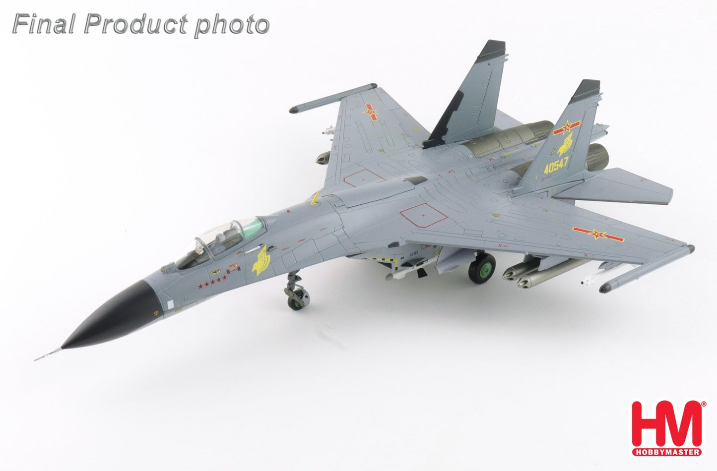 Hobby Master HA6023 1:72 J - 11A "Golden Helmet" 40547, PLAAF, May 2014 (with 1/8 Golden Helmet)