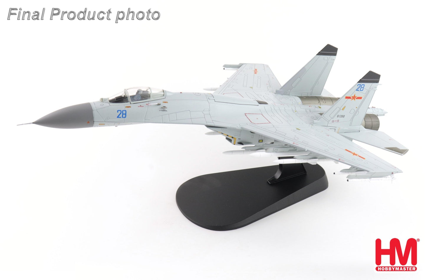 Hobby Master HA6024 1:72 J - 11BGH "Flanker B" Blue 28/81288, PLANAF (w PL - 10 & PL - 15 missiles)