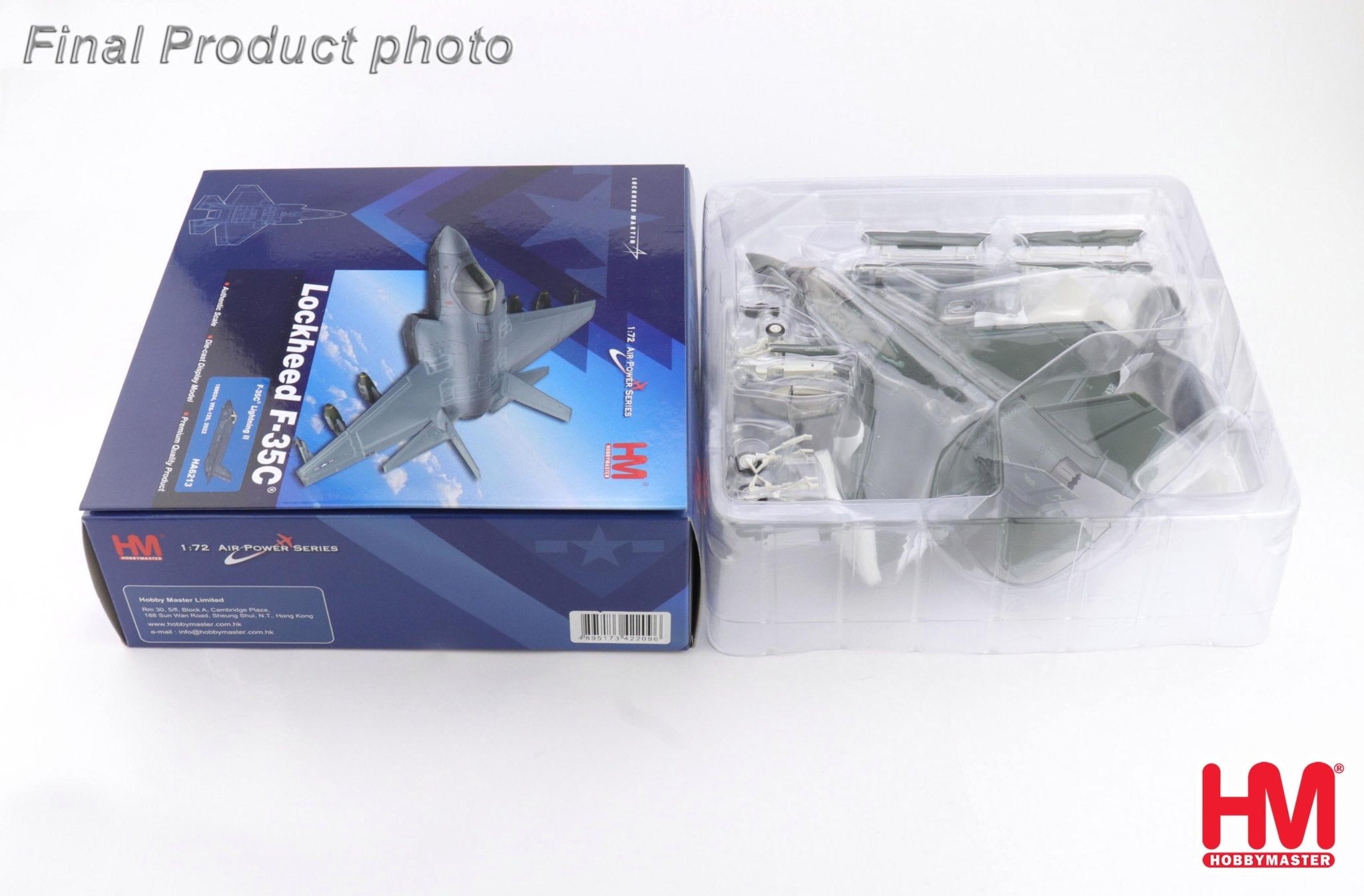 Hobby Master HA6213 1:72 F-35C lightning II 169034, VFA-125, 2022