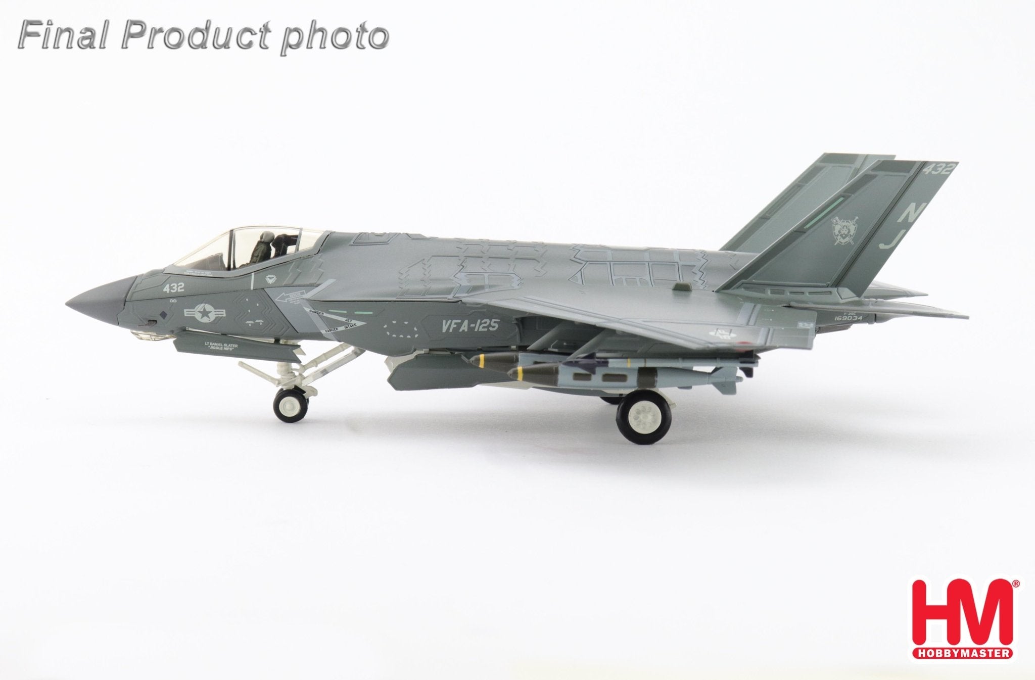 Hobby Master HA6213 1:72 F-35C lightning II 169034, VFA-125, 2022