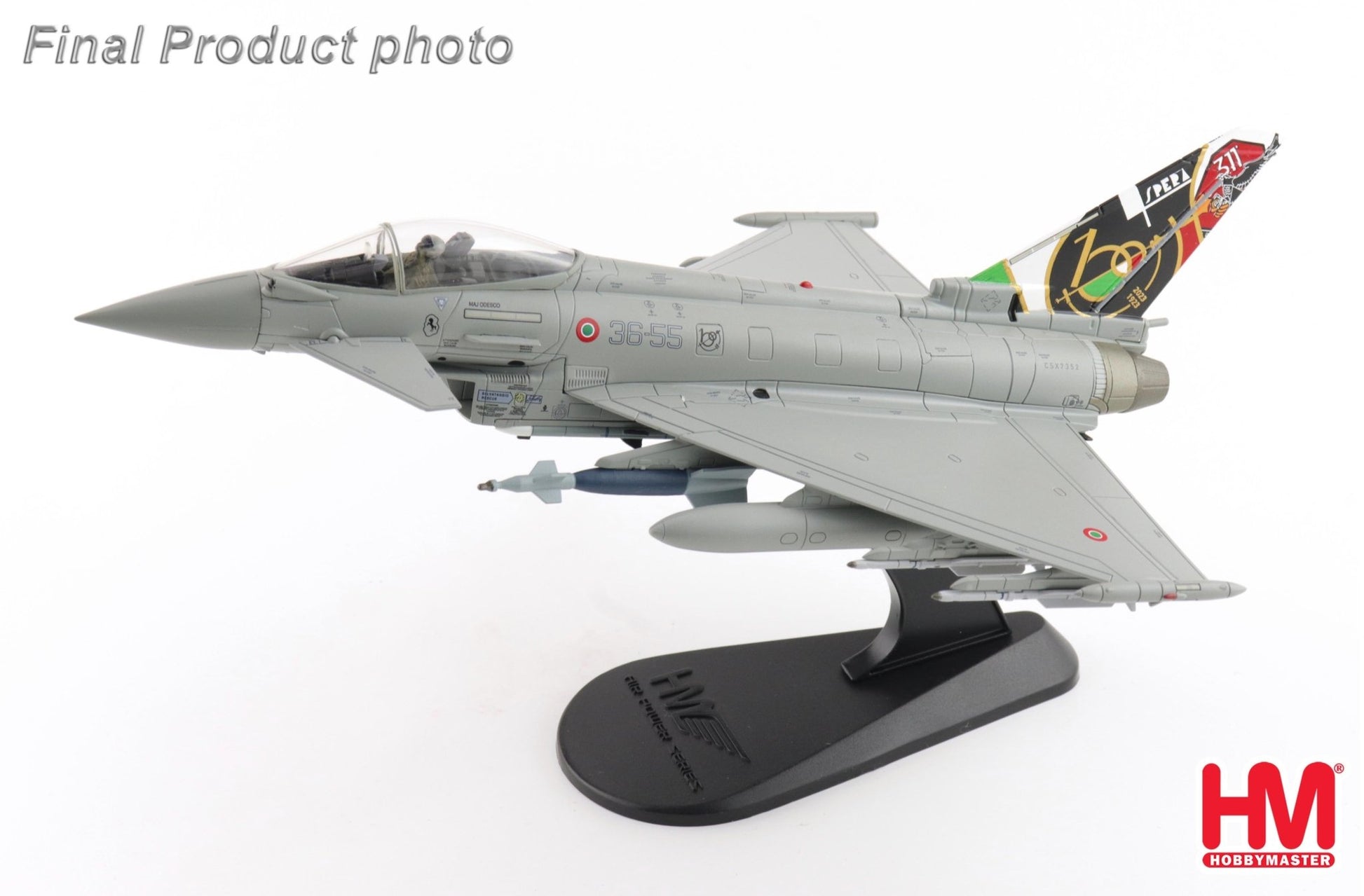 Hobby Master HA6630 1:72 Eurofighter "Italian AF 100 Years" 36 - 55, Italian Air Force, RIAT 2023