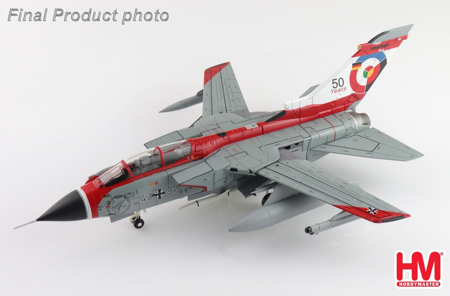 Hobby Master HA6728 1:72 Tornado IDS "50 Years Anniversary" 43+97, WTD - 61, Luftwaffe, RIAT 2024