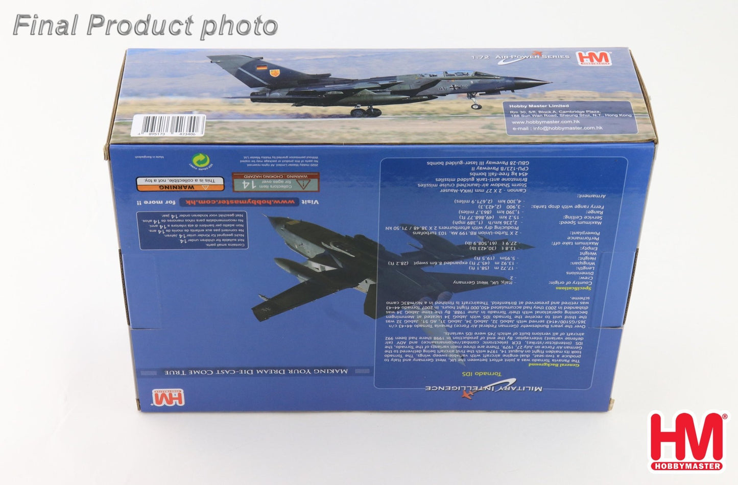 Hobby Master HA6730 1:72 Tornado IDS MM7074, Italian Air Force, Al Dhafra AB, 1991