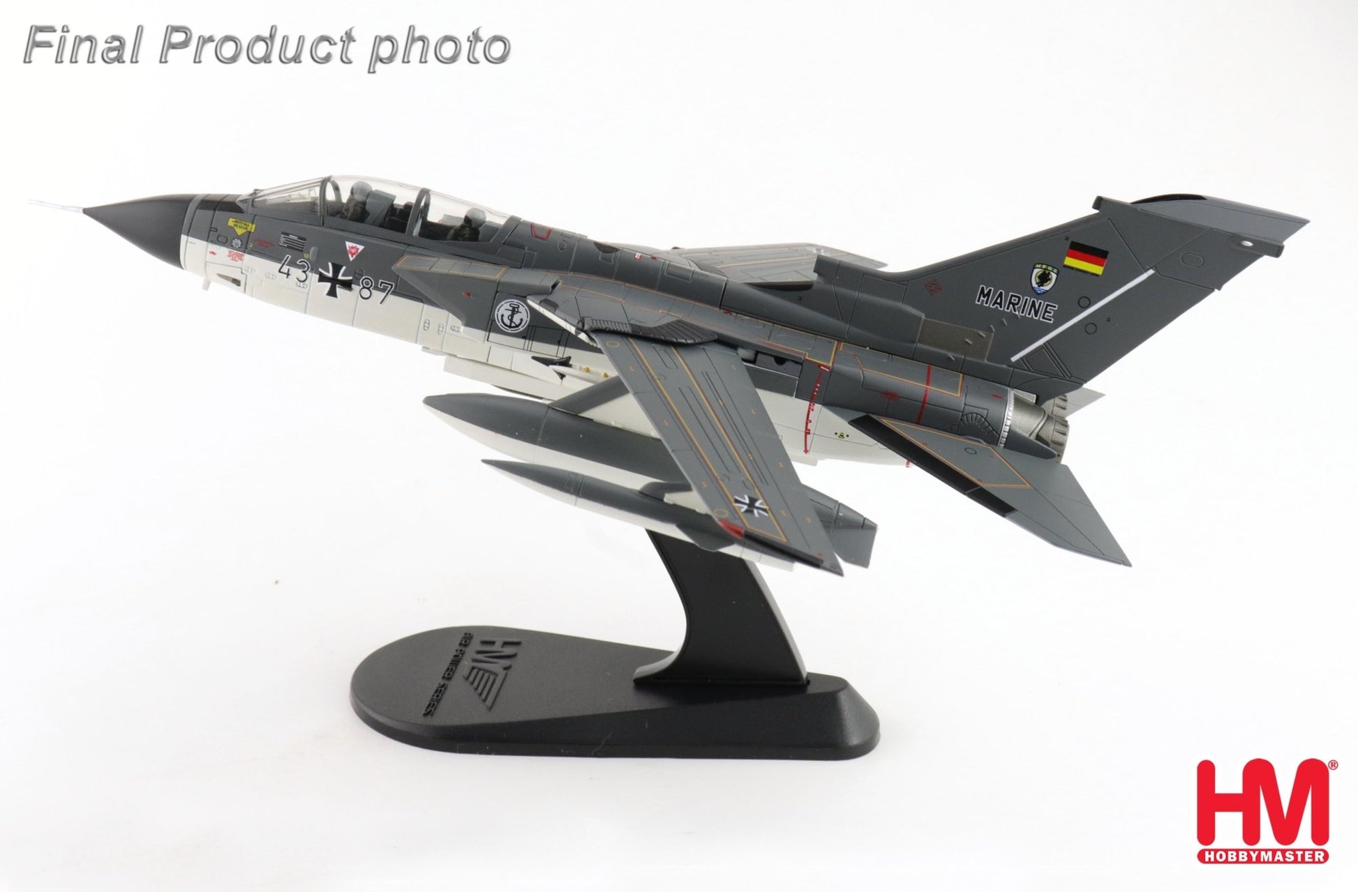 Hobby Master HA6732 1:72 Tornado IDS MFG 43+87, MFG2, Eggebek, Germany, 1996 (w/ 2 x AS.34 missile)