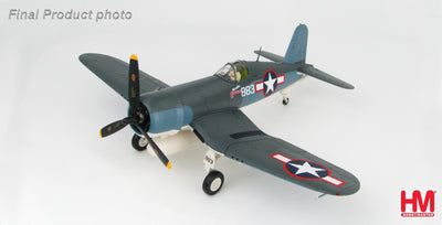 Hobby Master HA8218 1:48 F4U - 1A Corsair White 883 Martha, 1st Lt. Bob McClurg & Major Greg Boyington, VMF - 214, Dec 1943