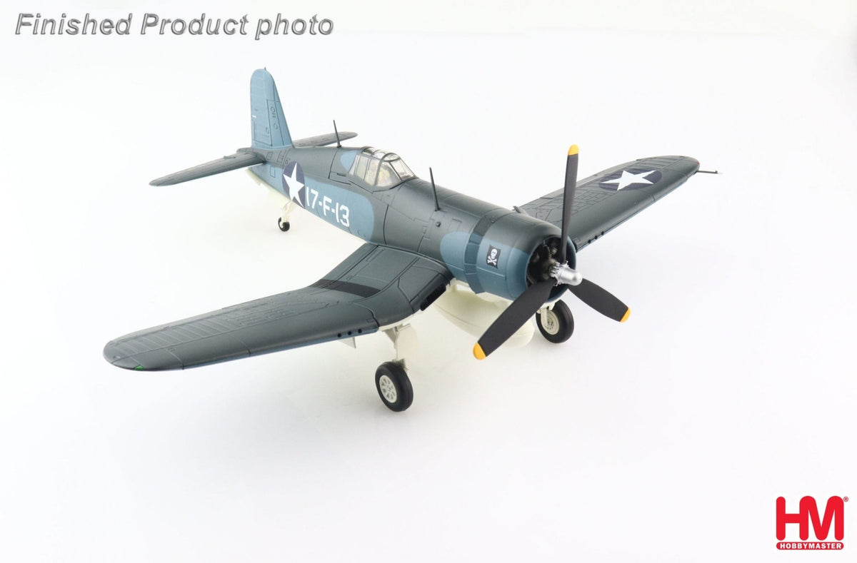 Hobby Master HA82211:48 F4U Corsair USN VF - 17 Jolly Rogers, White 17 - F - 13, USS Bunker Hill