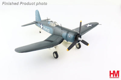 Hobby Master HA82211:48 F4U Corsair USN VF - 17 Jolly Rogers, White 17 - F - 13, USS Bunker Hill