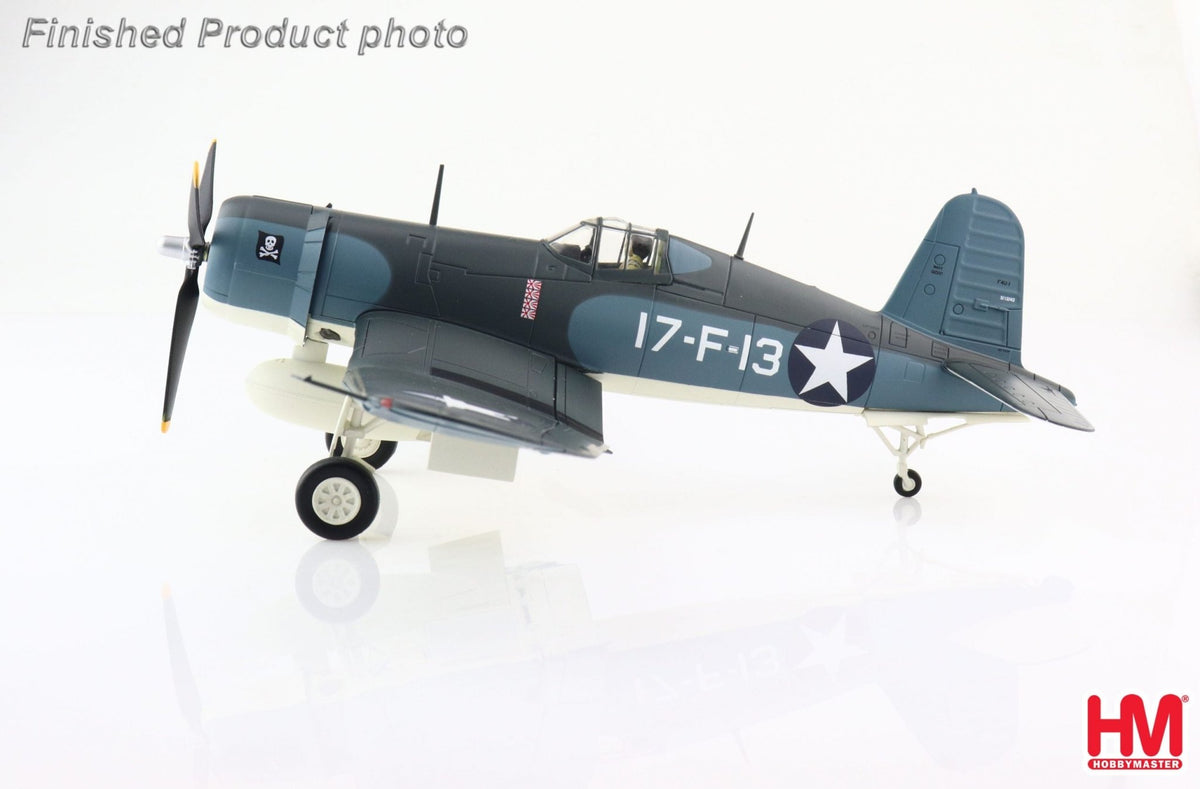 Hobby Master HA82211:48 F4U Corsair USN VF - 17 Jolly Rogers, White 17 - F - 13, USS Bunker Hill
