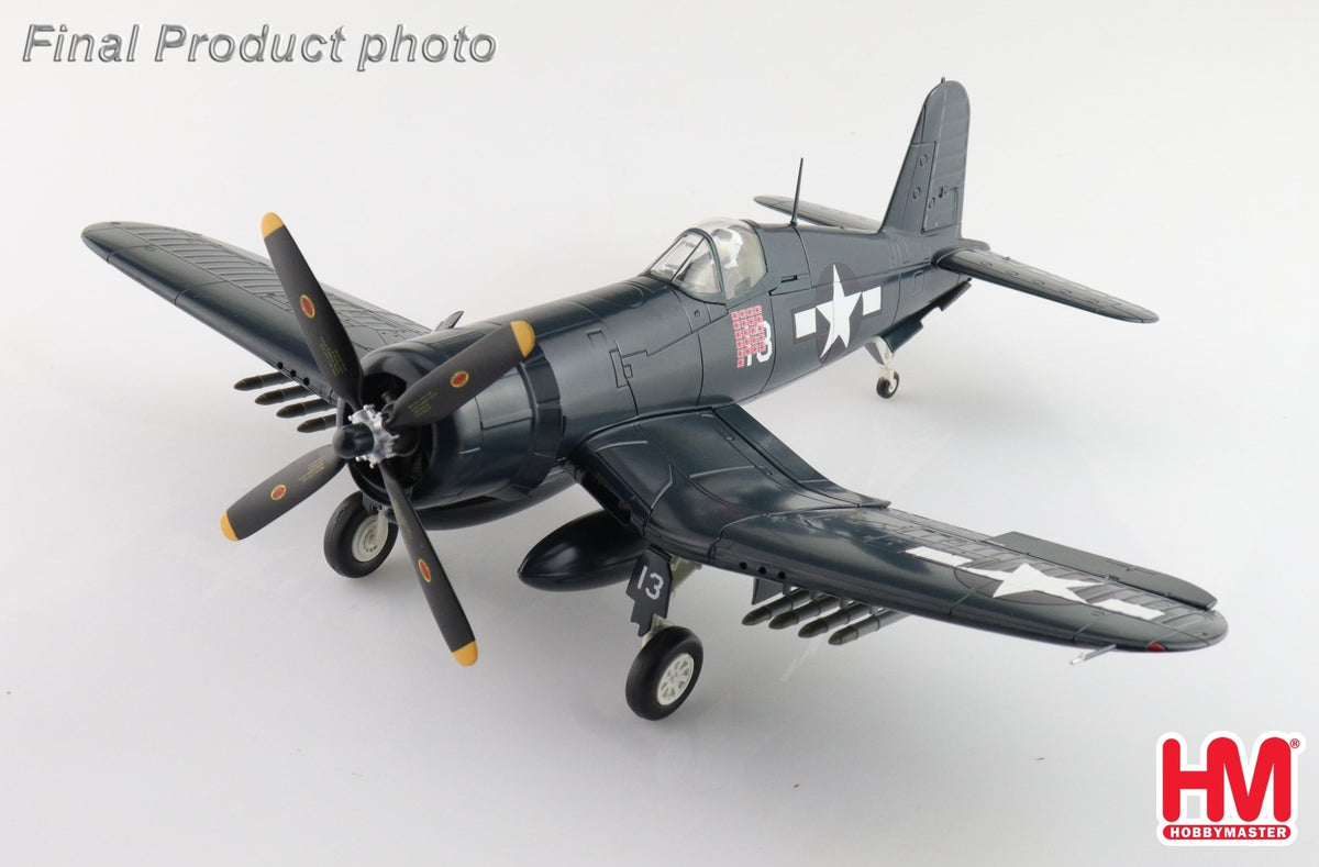 Hobby Master HA8226 1:48 F4U - 4 Corsair White 13, Capt. Kenneth Walsh (21 kills), VMF - 222, Okinawa 1945