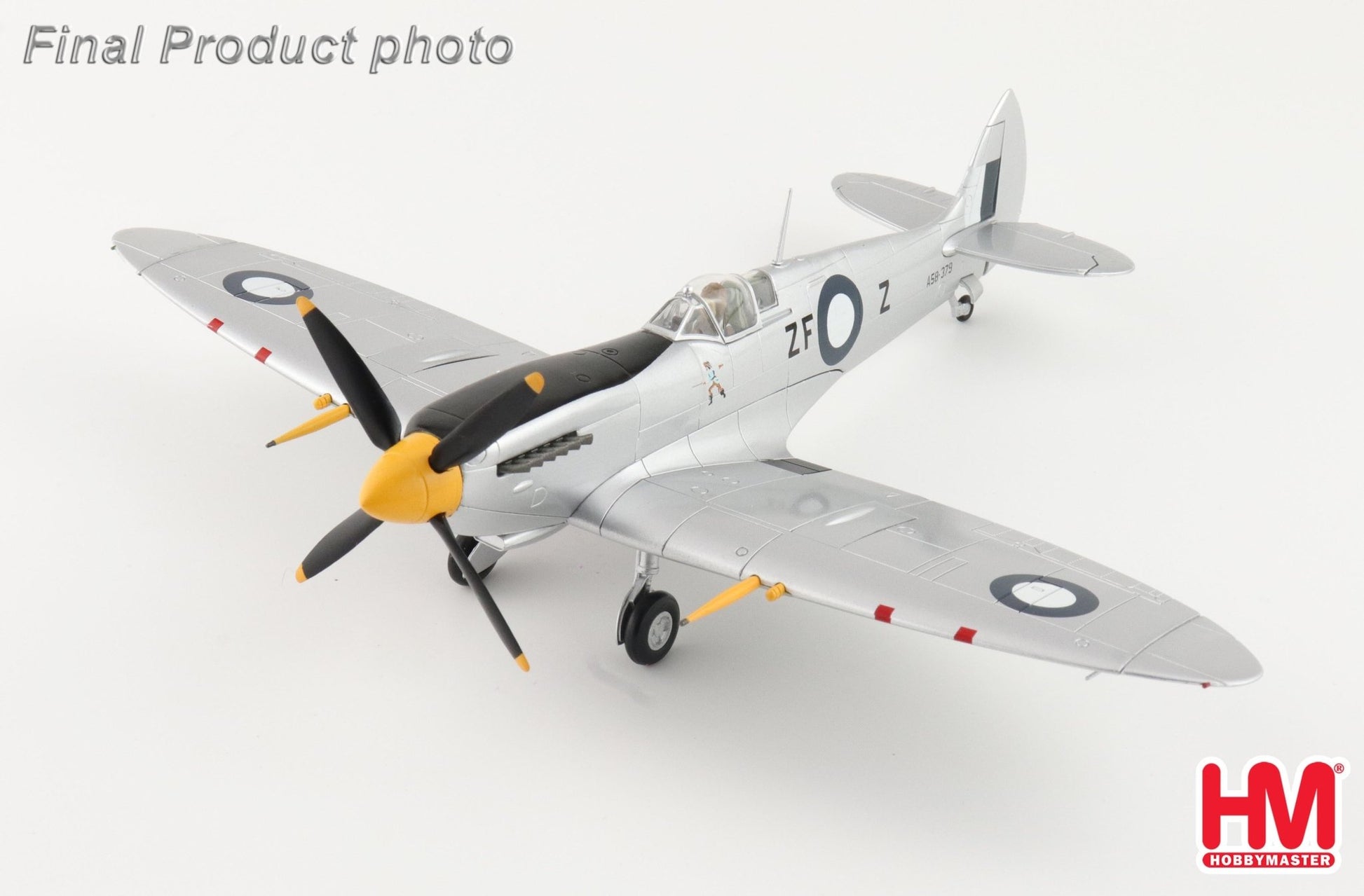 Hobby Master HA8329 1:48 Spitfire Mk. VIII A53 - 379, flown by F/L David Glaser, No. 549 Sqn., Strauss Airstrip, Sept 1944