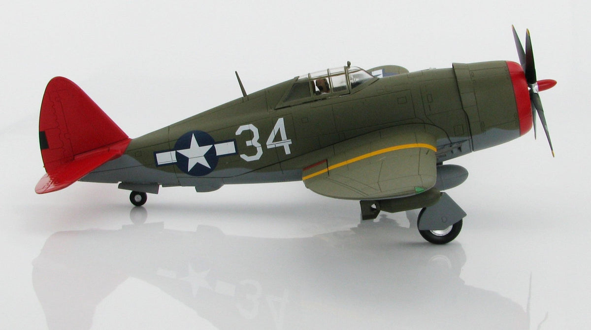 Hobby Master HA8454 P-47D "Tuskegee" No.34, 100th FS, 332nd FG, Italy 1944