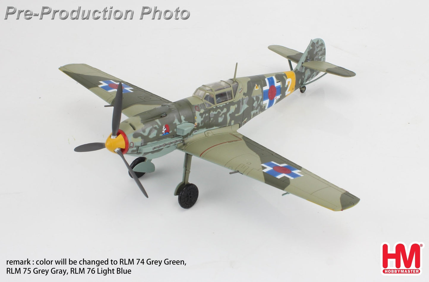 Hobby Master HA8724 1:48 BF 109E - 3 "Jan Reznak" white2, 13.(slow.)/JG 52, Krasnodar, Jan 1943