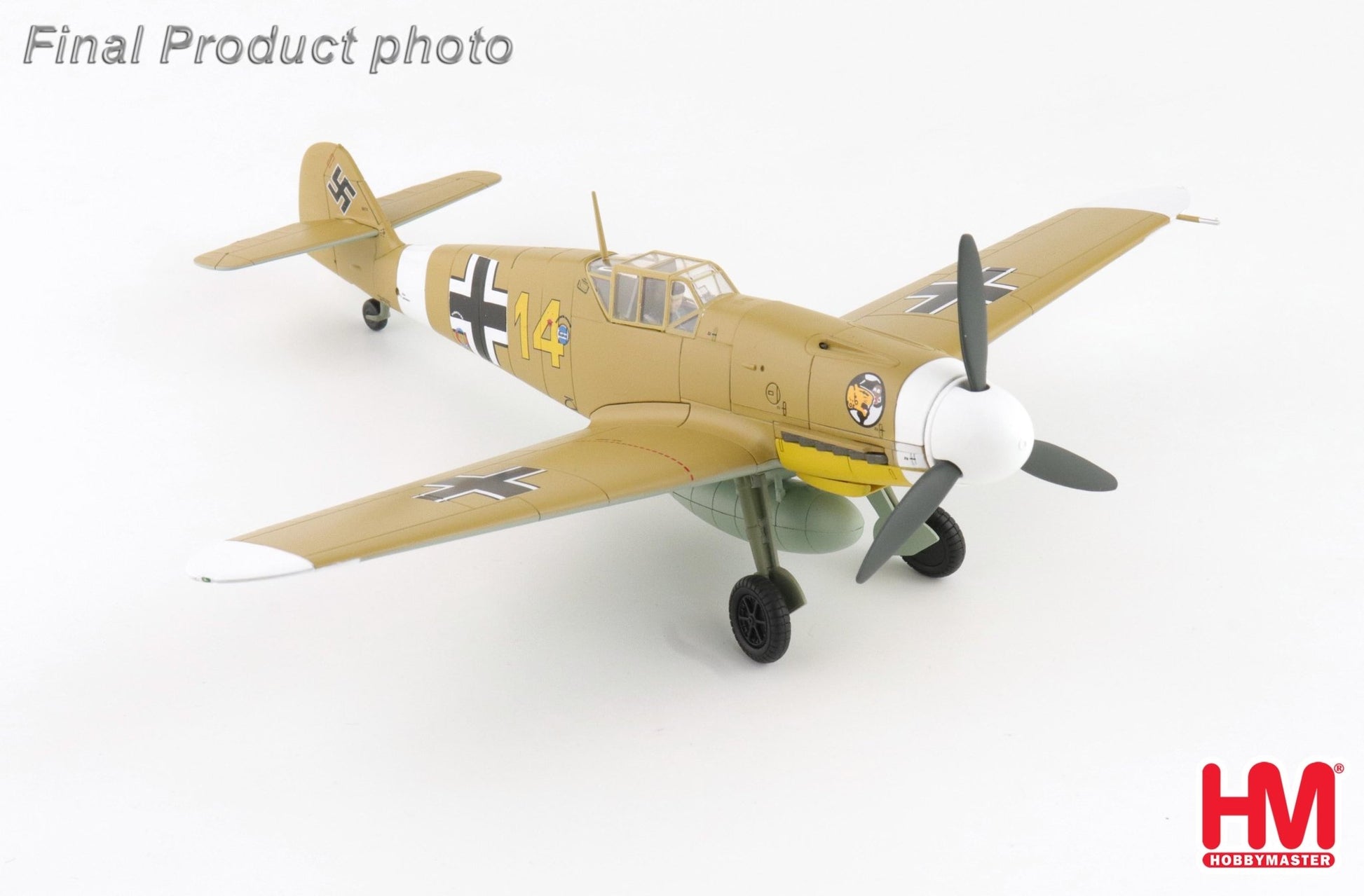 Hobby Master HA8766 1:48 BF 109F - 4 "Marseille" Yellow 14, 3/JG27, Egypt, Sept. 1942
