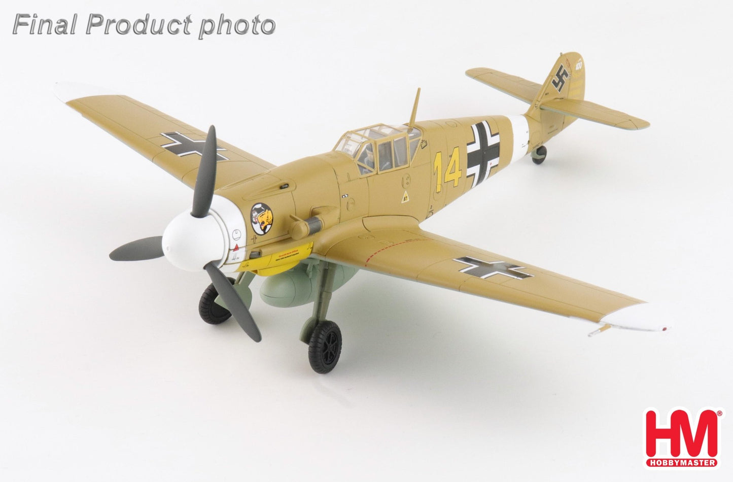 Hobby Master HA8766 1:48 BF 109F - 4 "Marseille" Yellow 14, 3/JG27, Egypt, Sept. 1942