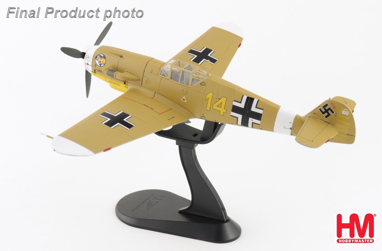 Hobby Master HA8766 1:48 BF 109F - 4 "Marseille" Yellow 14, 3/JG27, Egypt, Sept. 1942