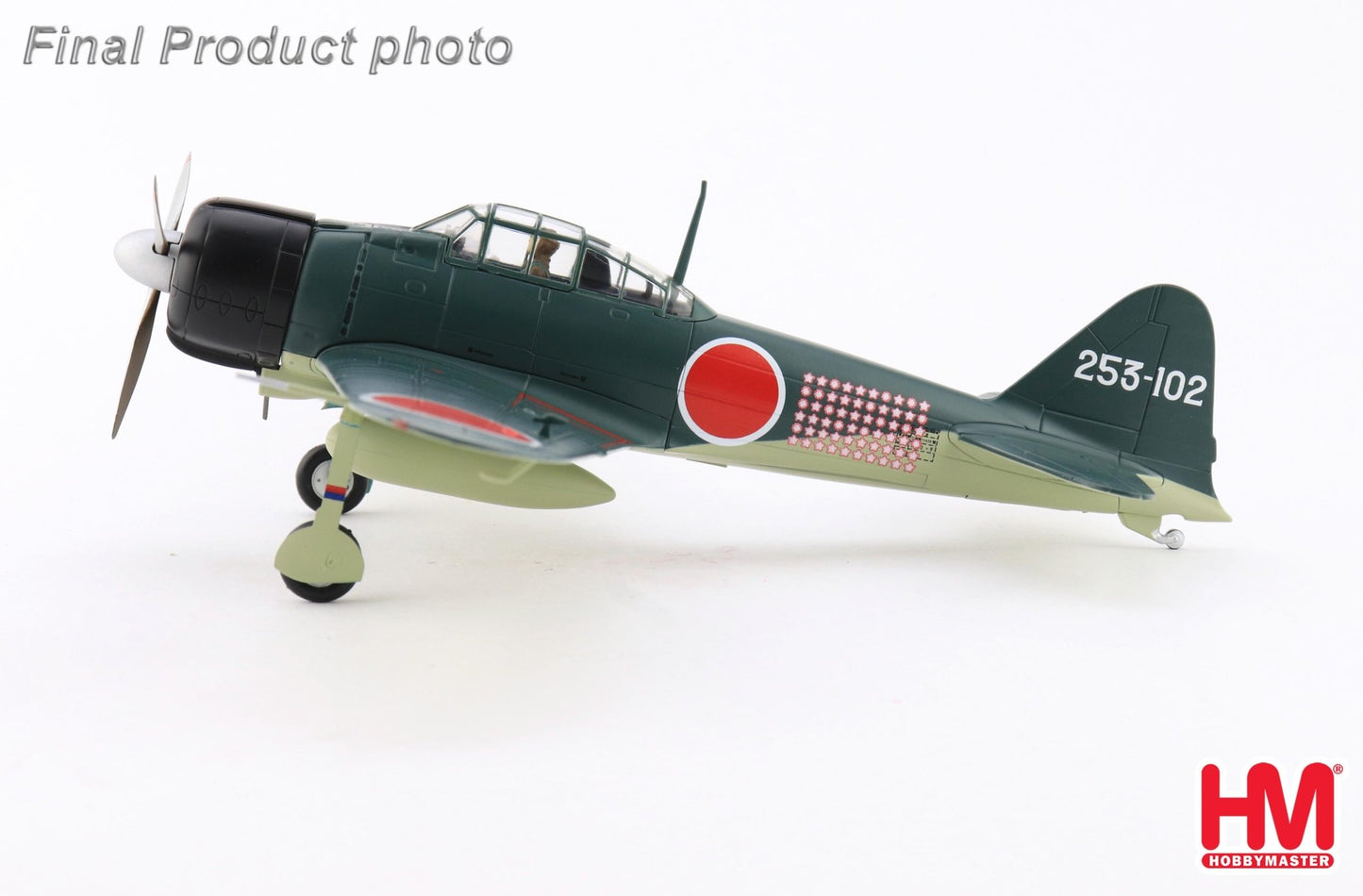 Hobby Master HA8814 1:48 Japan A6M2b Zero Fighter flown by Tetsunzo Iwamoto, 253rd AG, Rabaul, Jan 1944