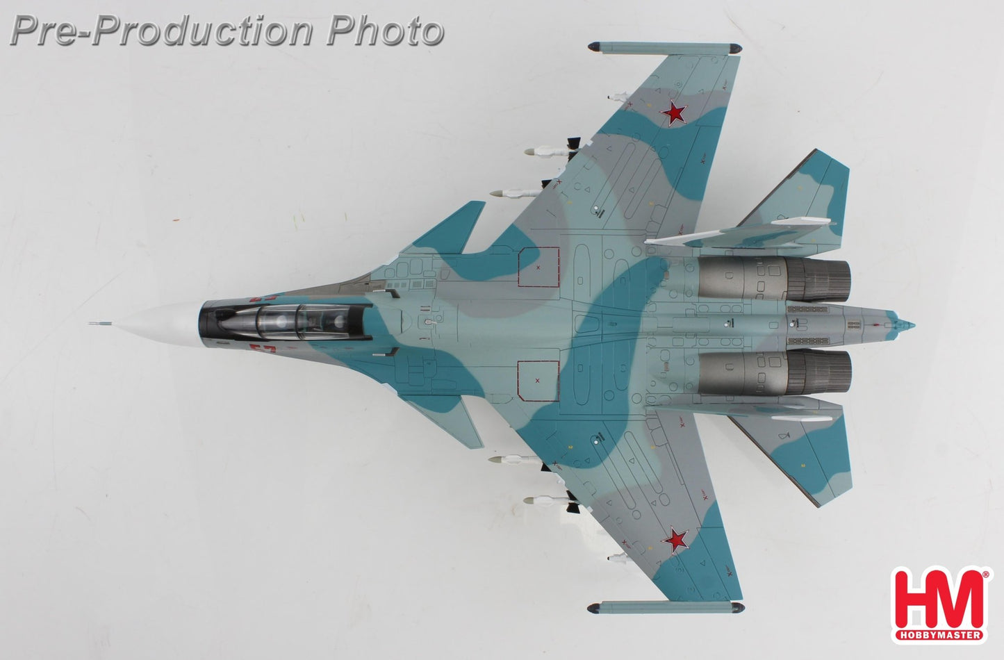 Hobby Master HA9512 1:72 Su - 30SM Red 57/RF - 61768, Russian Air Force, 2018