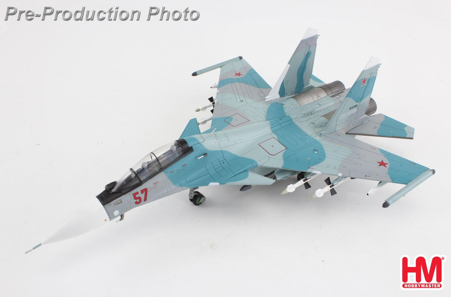Hobby Master HA9512 1:72 Su - 30SM Red 57/RF - 61768, Russian Air Force, 2018