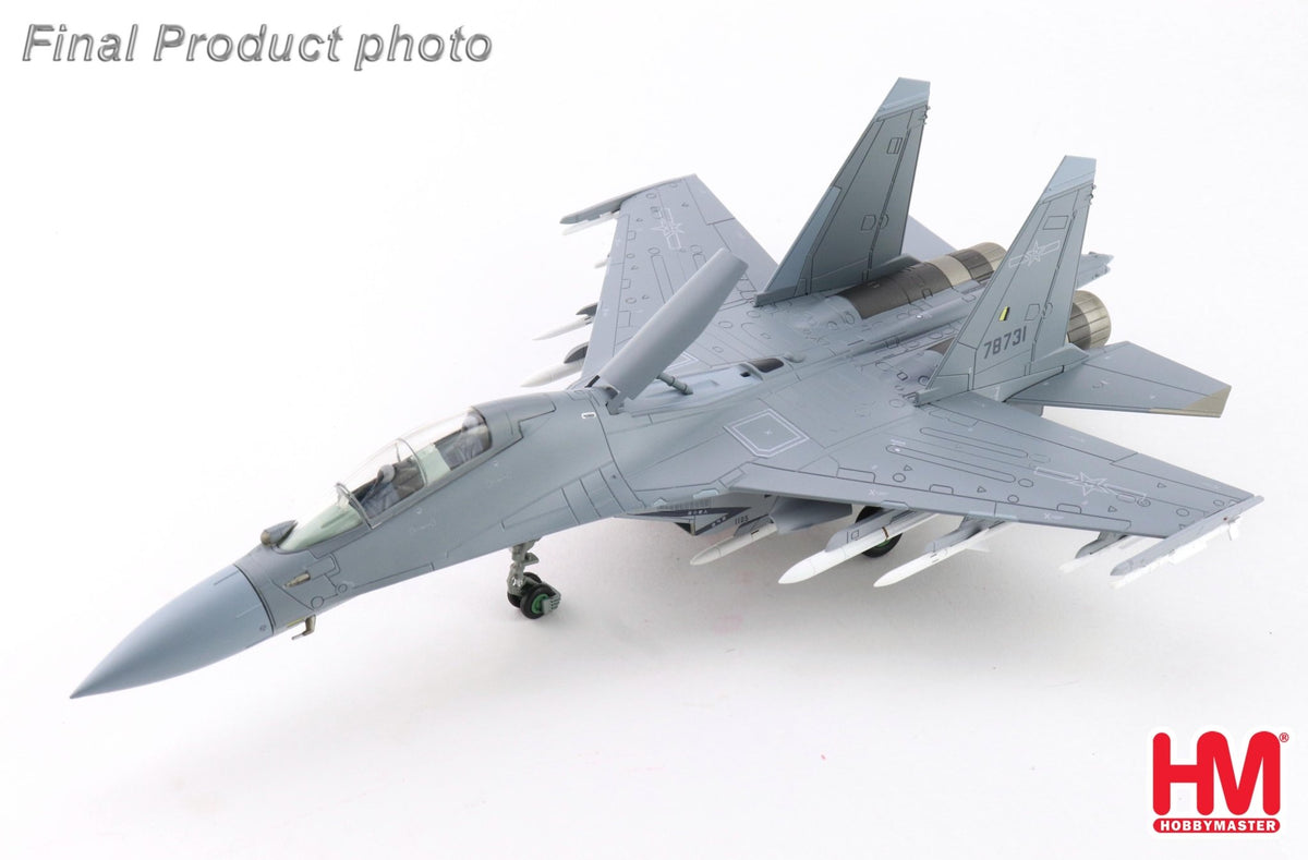 Hobby Master HA9560 1:72 J-16 Hidden Dragon 78731, PLAAF (w/4 x PL-10, 2 x PL-12, 2 x PL-17, 4 x PL-15)