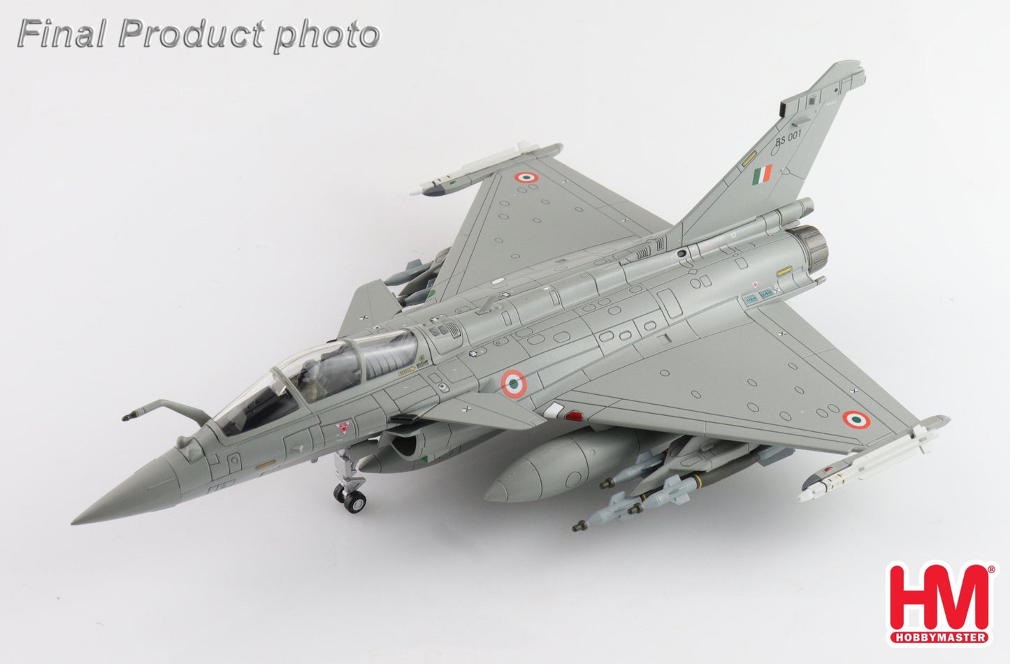 Hobby Master HA9616 1:72 Rafale EH BS 001, Indian Air Force, 2020 (w/6 x GBU - 12, 6 x AASM "Hammer", 4 x MICA")