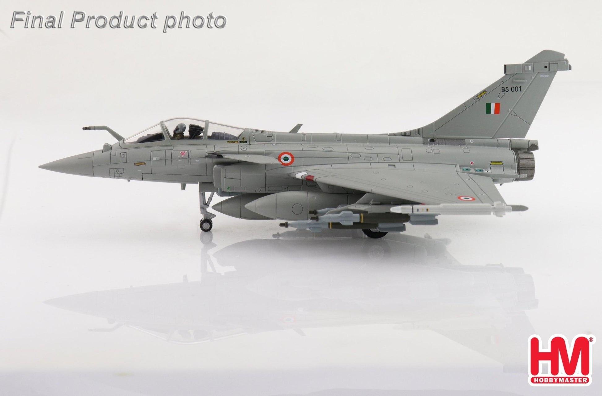 Hobby Master HA9616 1:72 Rafale EH BS 001, Indian Air Force, 2020 (w/6 x GBU - 12, 6 x AASM "Hammer", 4 x MICA")