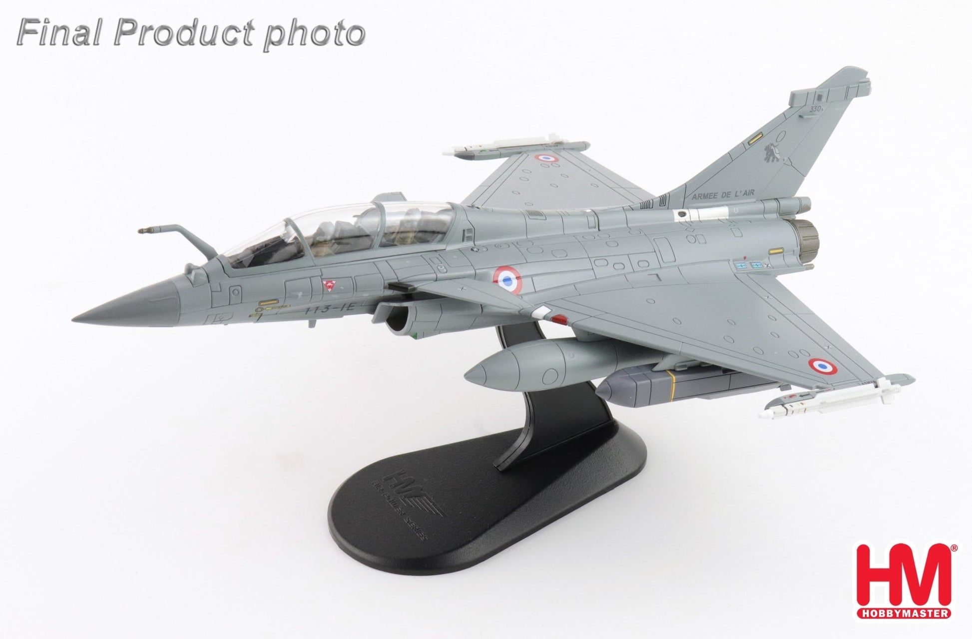 Hobby Master HA9618 1:72 Rafale B "Operation Harmattan" 113 - IE/330, French Air Force, Libya, 2011 (w/Scalp missiles, Hammer missiles and GBU - 12)
