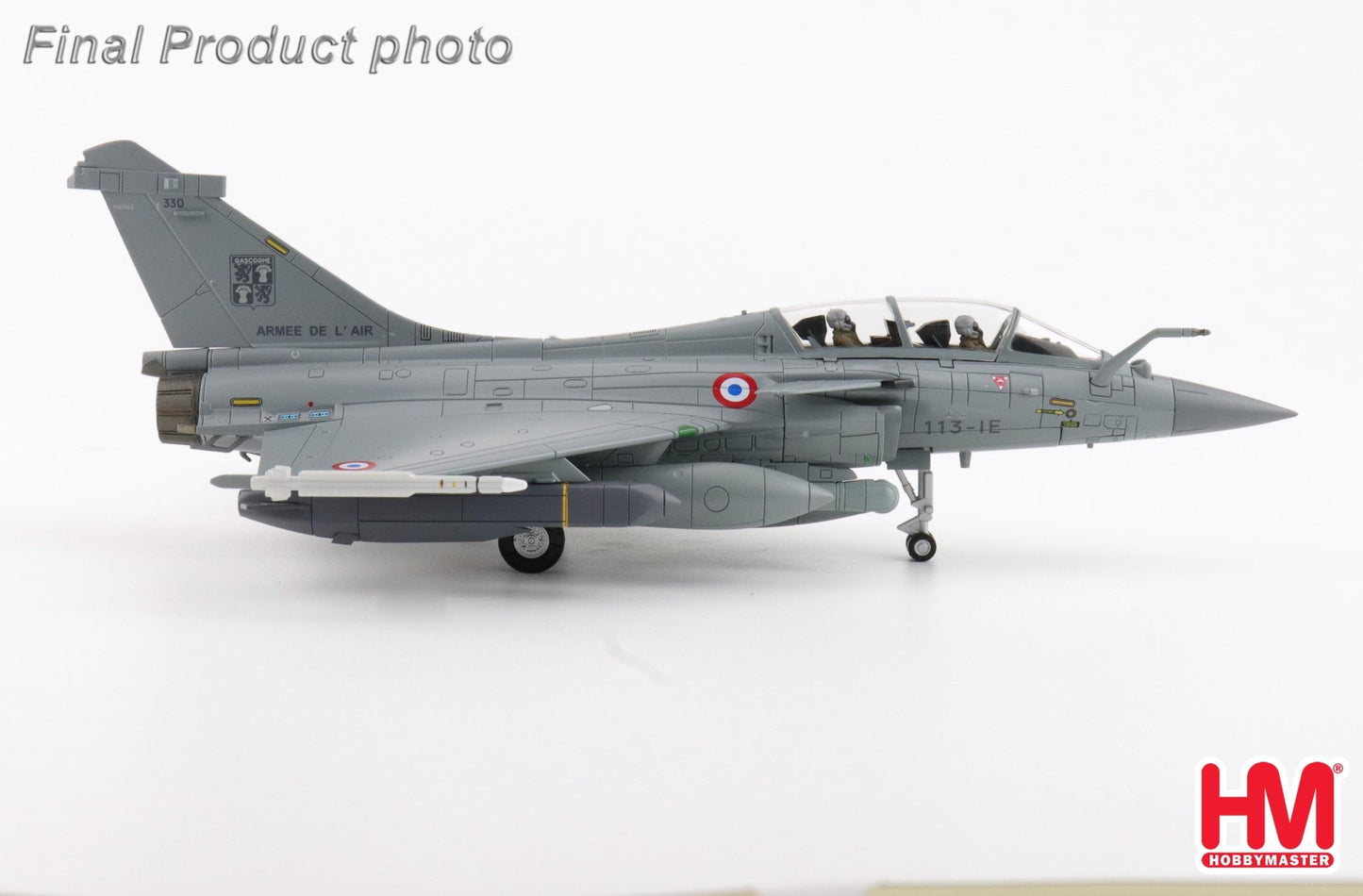 Hobby Master HA9618 1:72 Rafale B "Operation Harmattan" 113 - IE/330, French Air Force, Libya, 2011 (w/Scalp missiles, Hammer missiles and GBU - 12)