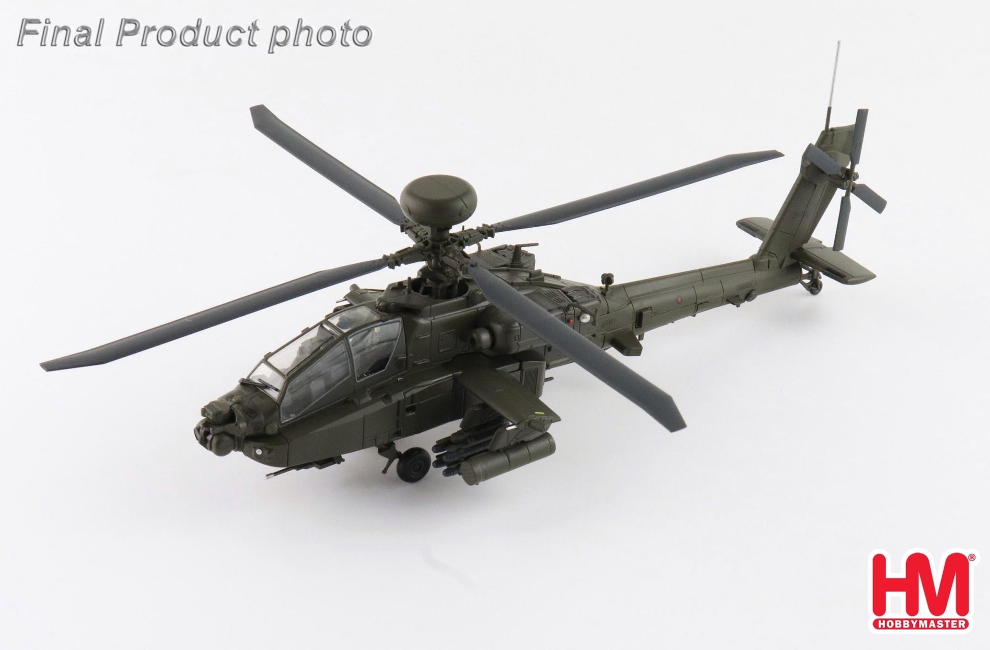 Hobby Master HH1220 1:72 AH - 64E "Apache Echo" ZM714, British Army, Middle Wallop, 2022