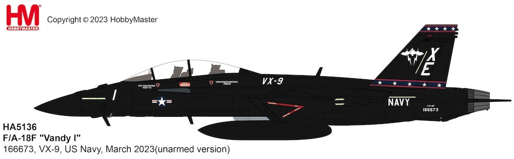 Pre-Order Hobby Master HA5136 1:72 U.S Navy F/A-18F VX-9 "Vandy 1"