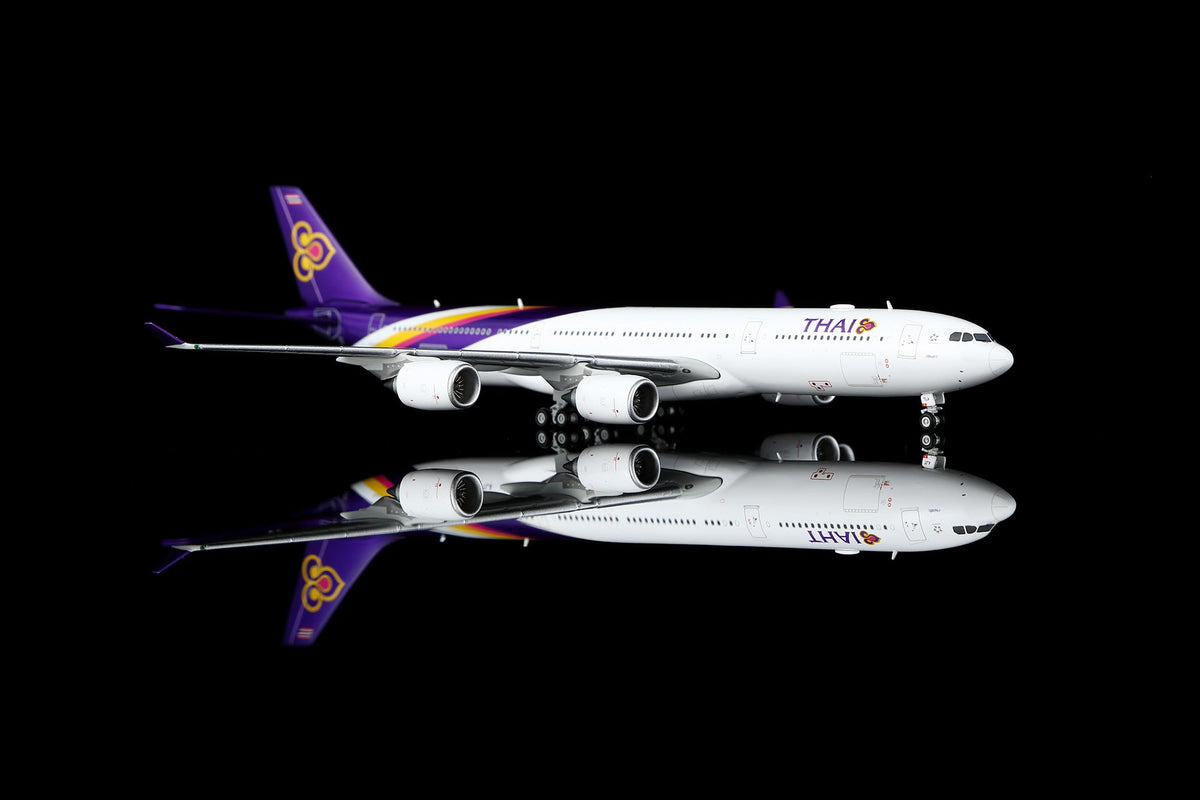 HX Models A530106F 1:400 Thai Airways Airbus A340-500"Flaps Down" HS-TLA