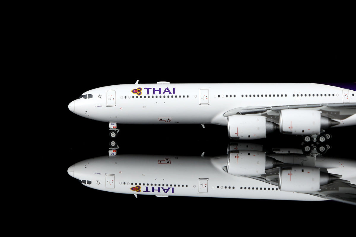 HX Models A530107F 1:400 Thai Airways Airbus A340-500"Flaps Down" HS-TLB