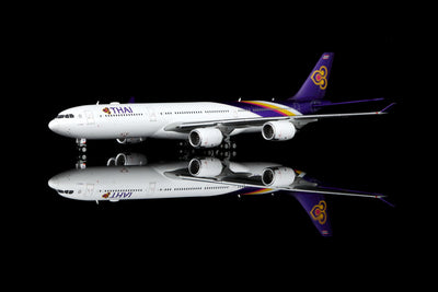 HX Models A530107F 1:400 Thai Airways Airbus A340-500"Flaps Down" HS-TLB