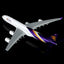HX Models A530107F 1:400 Thai Airways Airbus A340-500"Flaps Down" HS-TLB