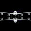 HX Models A530107F 1:400 Thai Airways Airbus A340-500"Flaps Down" HS-TLB