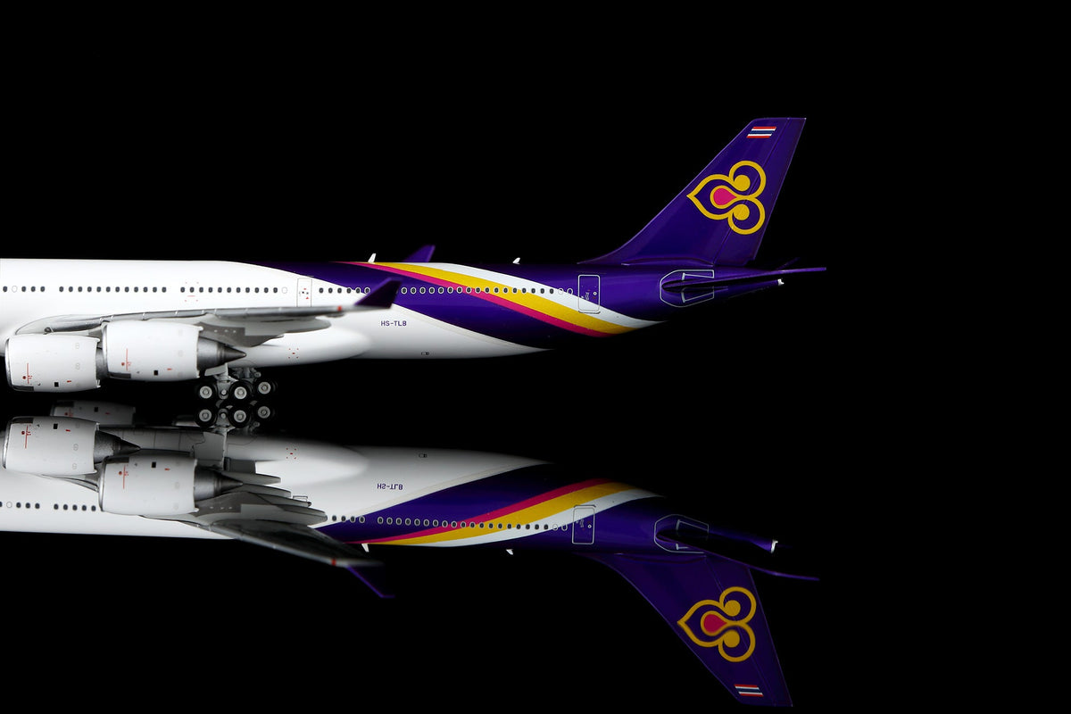 HX Models A530107F 1:400 Thai Airways Airbus A340-500"Flaps Down" HS-TLB