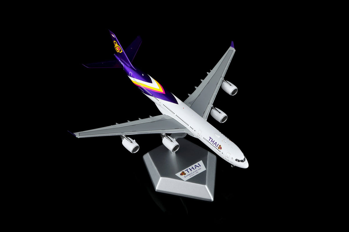 HX Models A530108F 1:400 Thai Airways Airbus A340-500"Flaps Down" HS-TLC