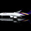 HX Models A530108F 1:400 Thai Airways Airbus A340-500"Flaps Down" HS-TLC