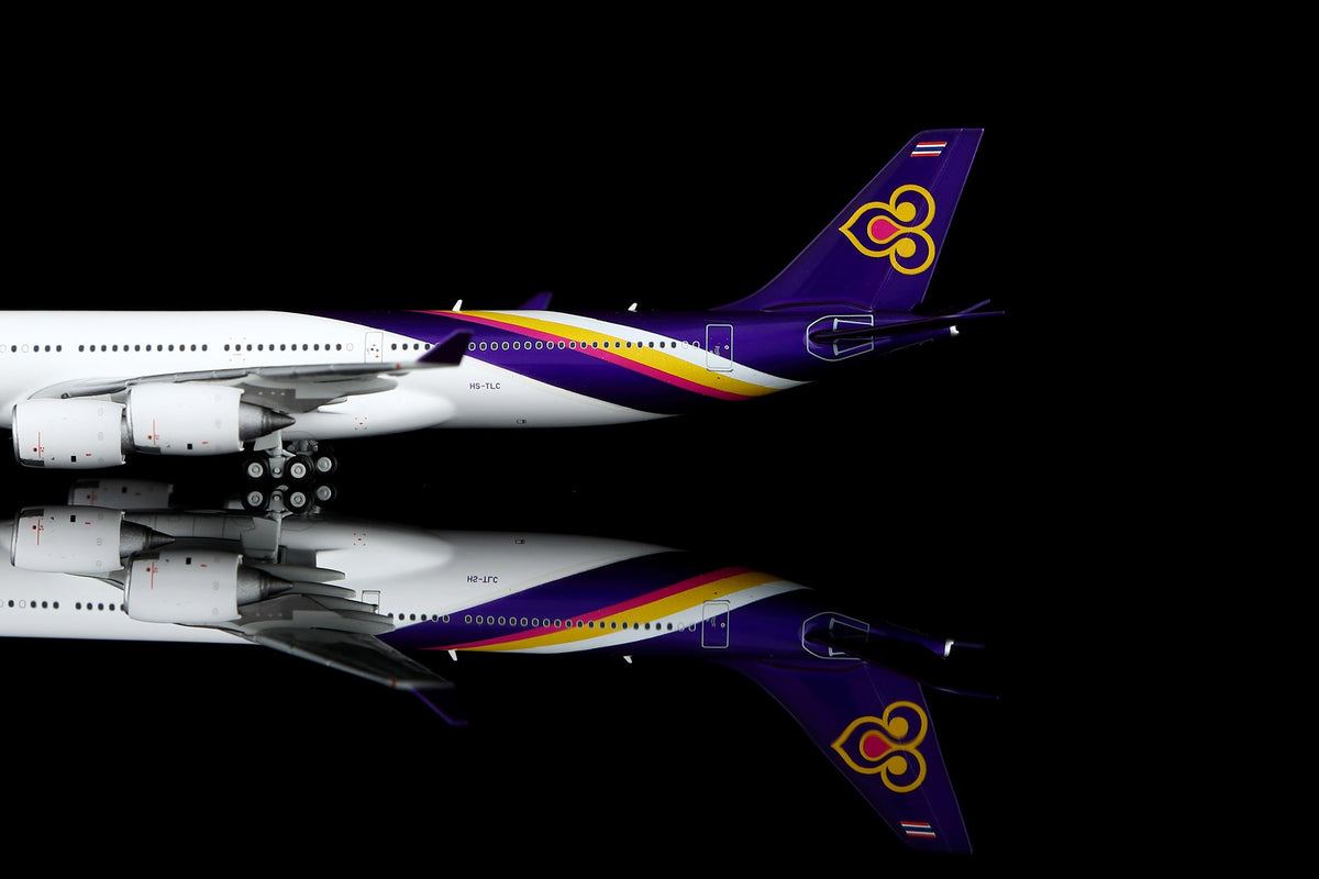 HX Models A530108F 1:400 Thai Airways Airbus A340-500"Flaps Down" HS-TLC