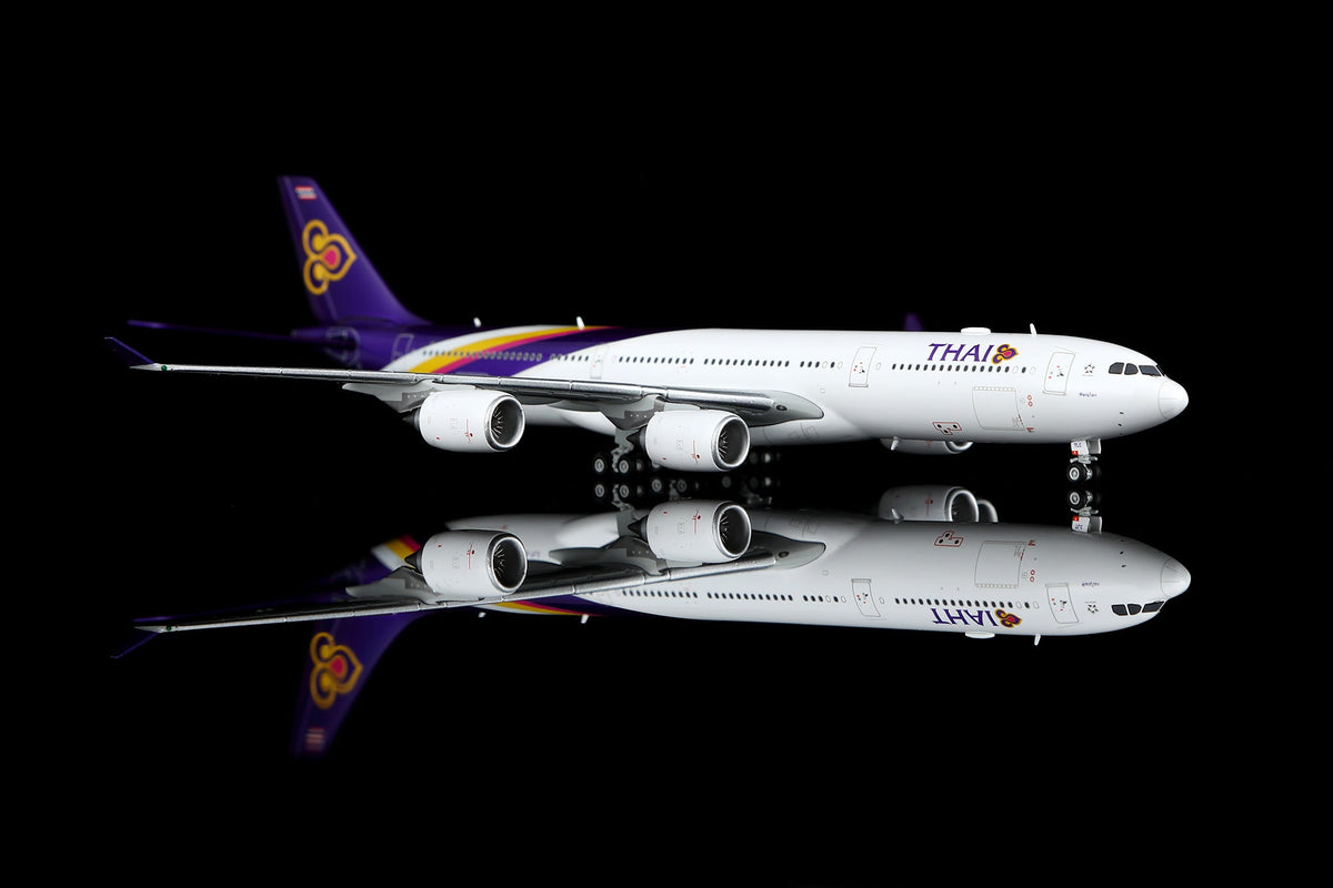 HX Models A530108F 1:400 Thai Airways Airbus A340-500"Flaps Down" HS-TLC