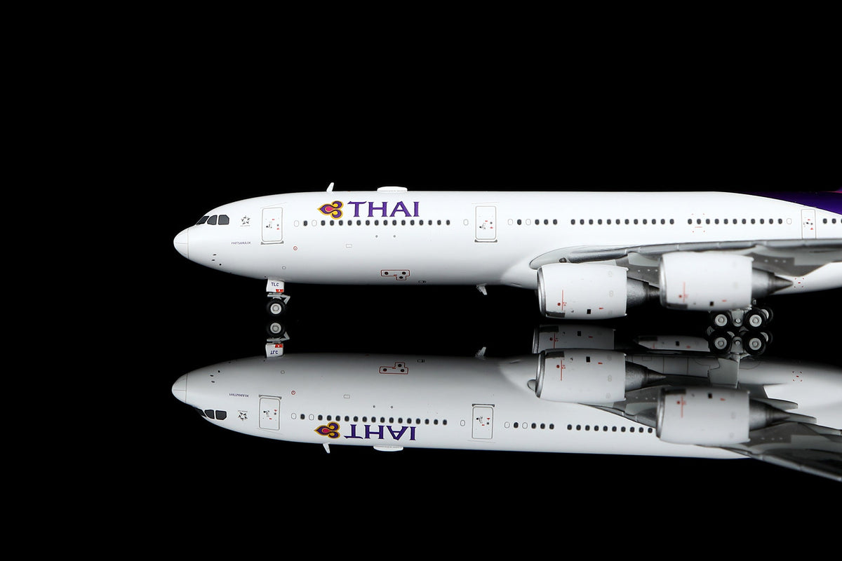 HX Models A530108F 1:400 Thai Airways Airbus A340-500"Flaps Down" HS-TLC