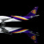 HX Models A530109F 1:400 Thai Airways Airbus A340-500"Flaps Down" HS-TLD