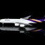 HX Models A530109F 1:400 Thai Airways Airbus A340-500"Flaps Down" HS-TLD