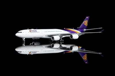 HX Models A530109F 1:400 Thai Airways Airbus A340-500"Flaps Down" HS-TLD