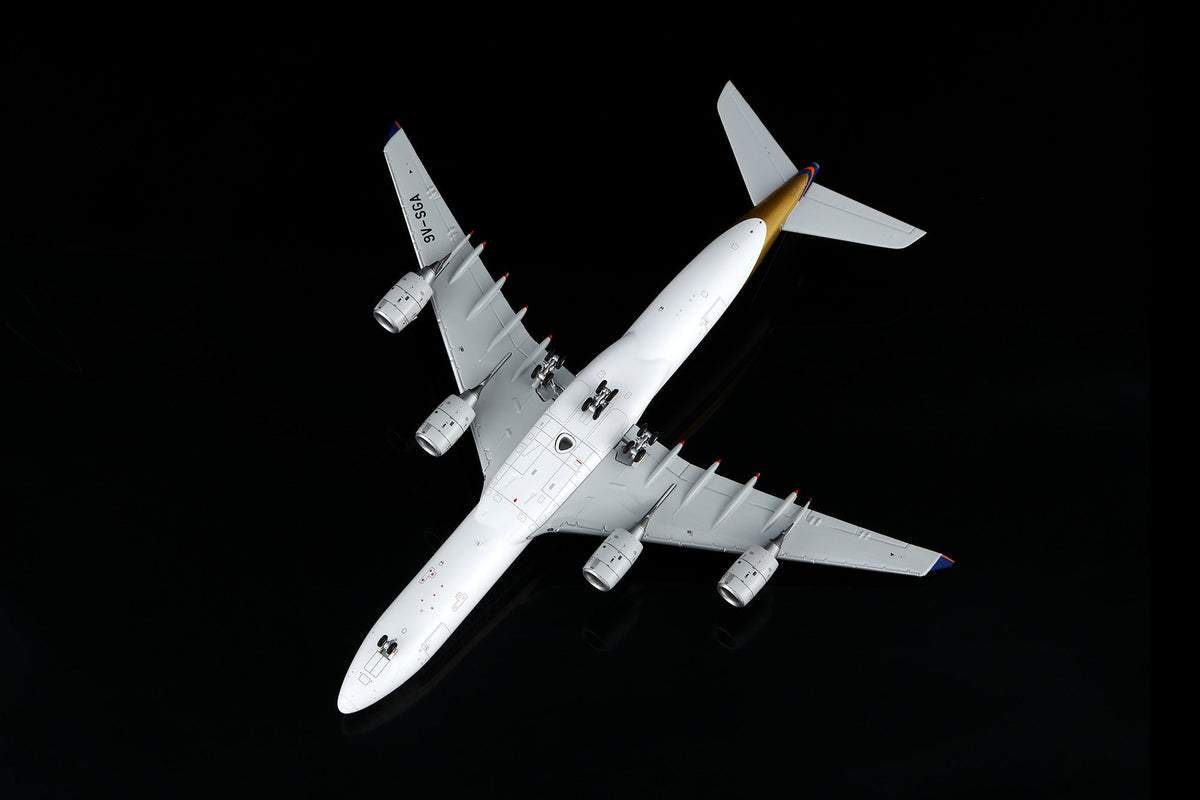 HX Models A530110 1:400 Singapore A340-500 "LEADERSHIP" 9V-SGA