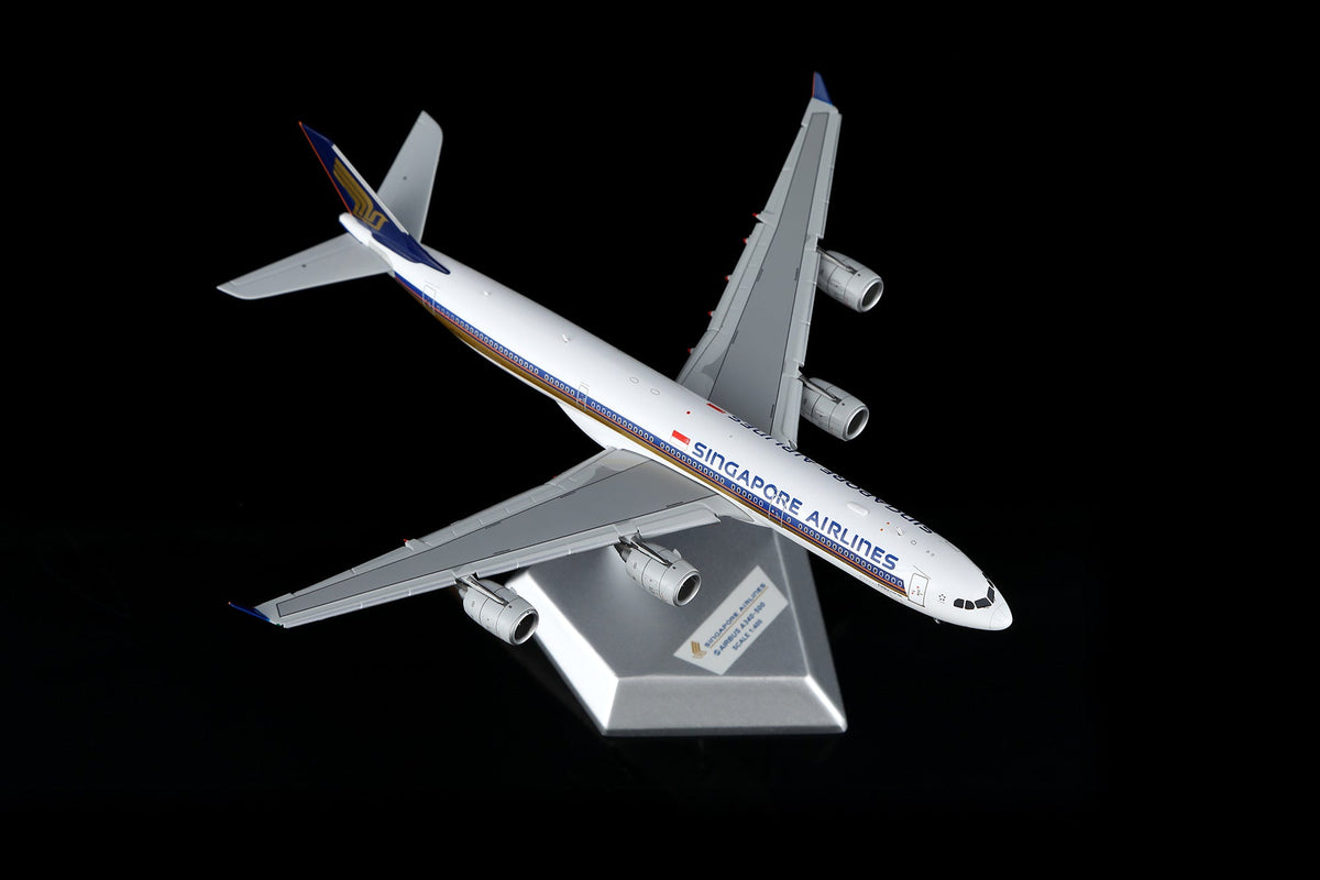 HX Models A530110 1:400 Singapore A340-500 "LEADERSHIP" 9V-SGA