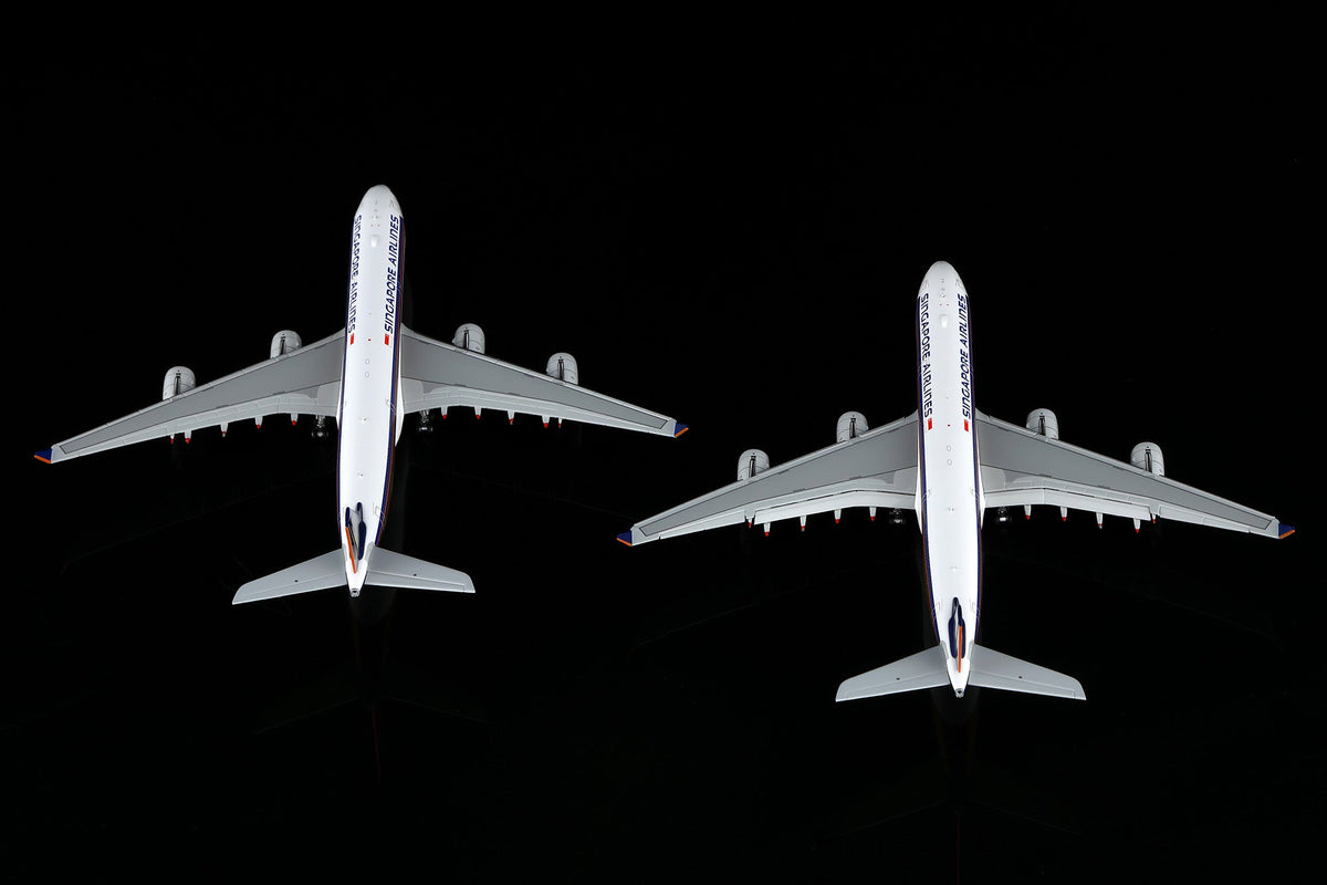 HX Models A530110F 1:400 Singapore A340-500 "LEADERSHIP" 9V-SGA "Flaps Down"
