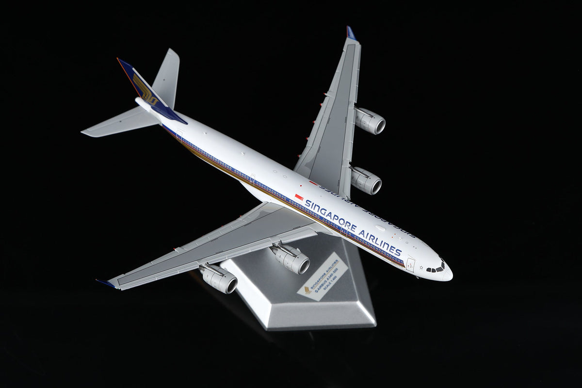 HX Models A530111 1:400 Singapore A340-500 "LEADERSHIP" 9V-SGB